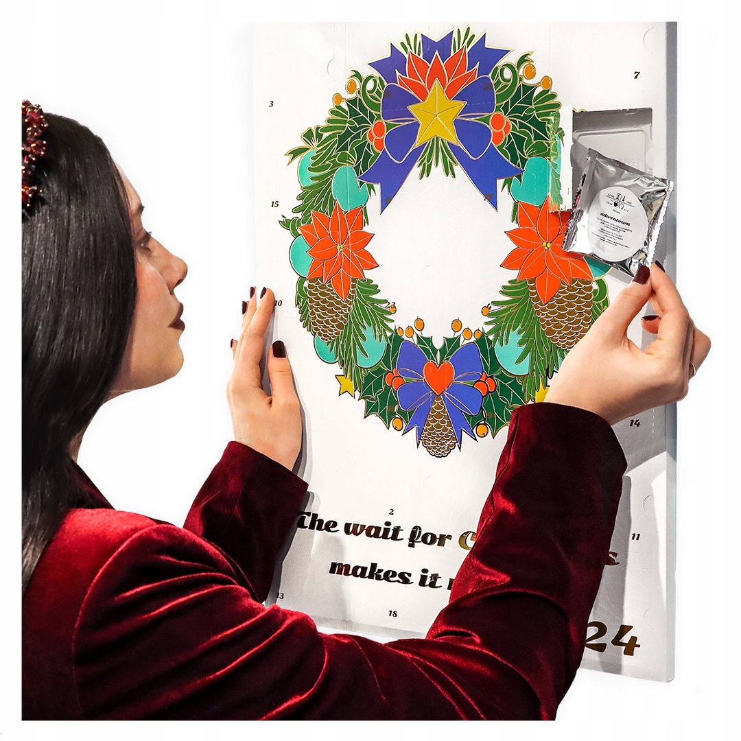 Duży Kalendarz Adwentowy Z Kawą I Herbatą Odkryj Magię 24 Smaków Adwentu