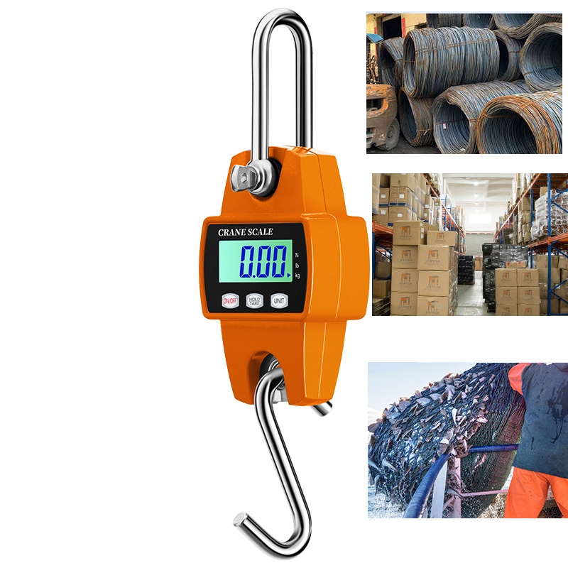 Závěsná háková rybářská váha 300 kg Nová