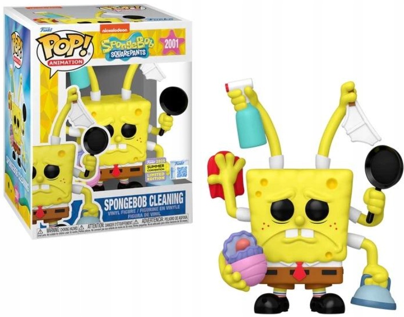 Funko Pop! Spongebob 2001 Čistící "Summer Conv." Figurka
