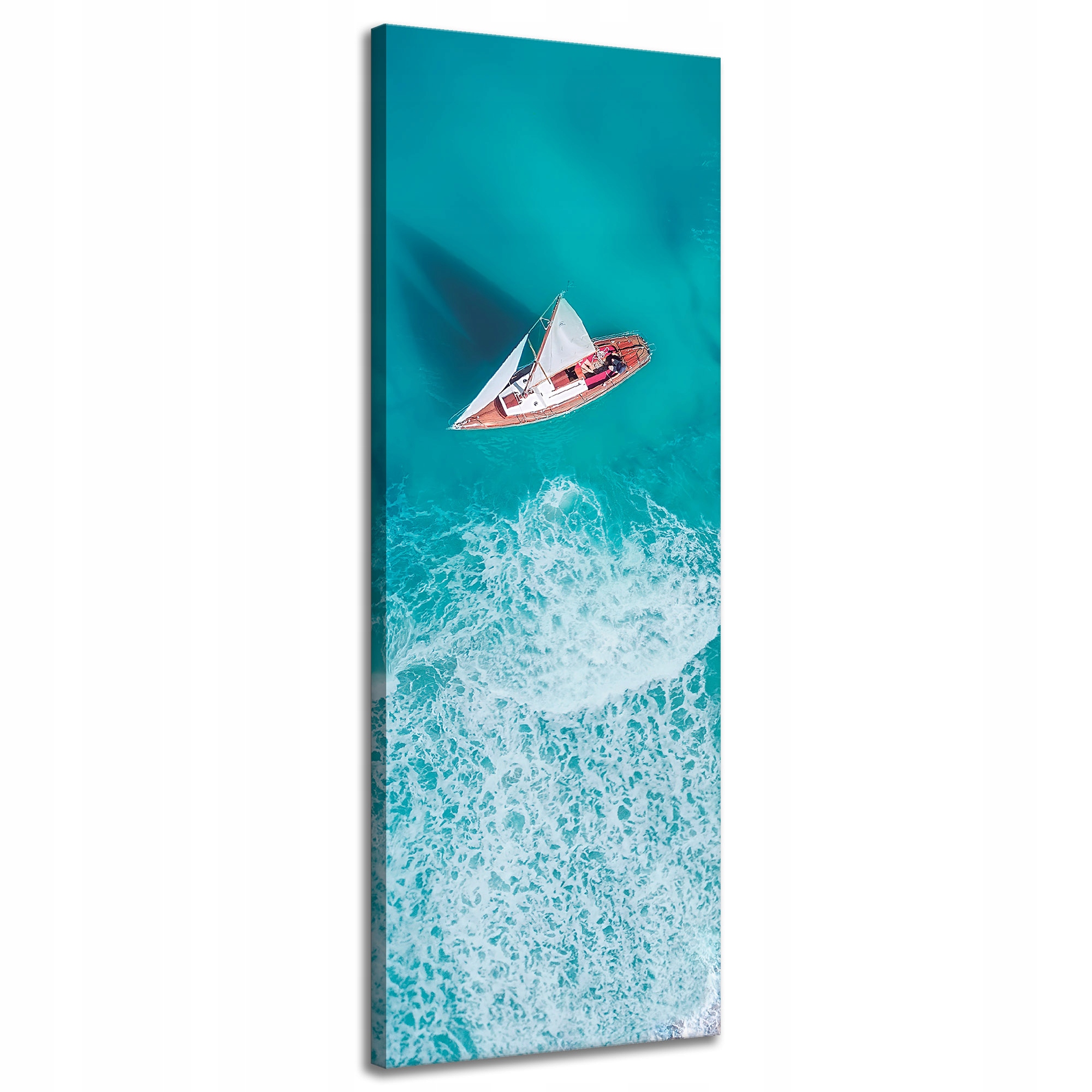 Obraz na plátně Plachetnice Vlny Písek Okraj 40x120 cm Ideální jako dárek