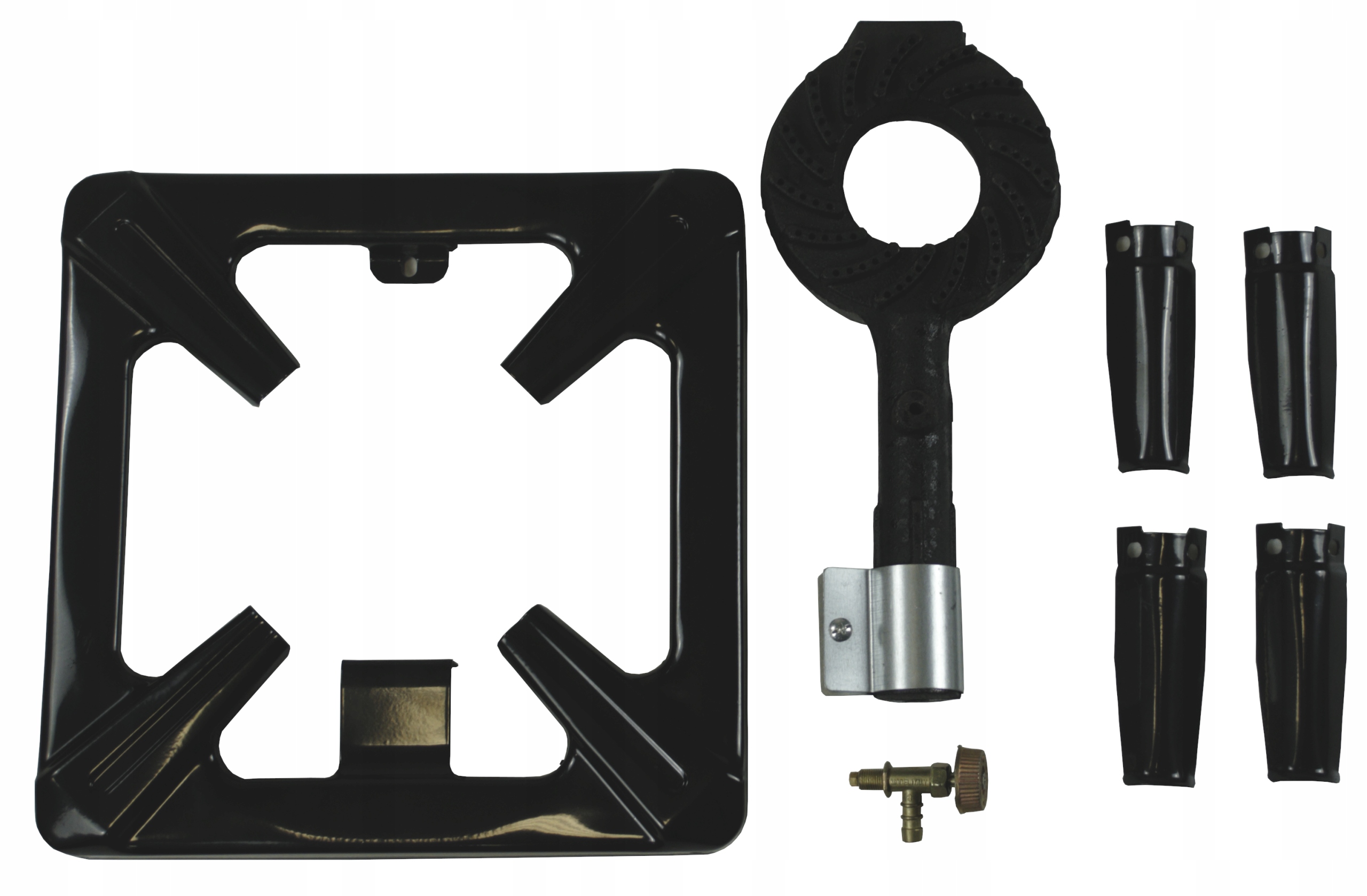 TABORET PALNIK GAZOWY KUCHENKA TURYSTYCZNA WĄŻ REDUKTOR 30 x 30 cm 6kW Zasilanie gazowe