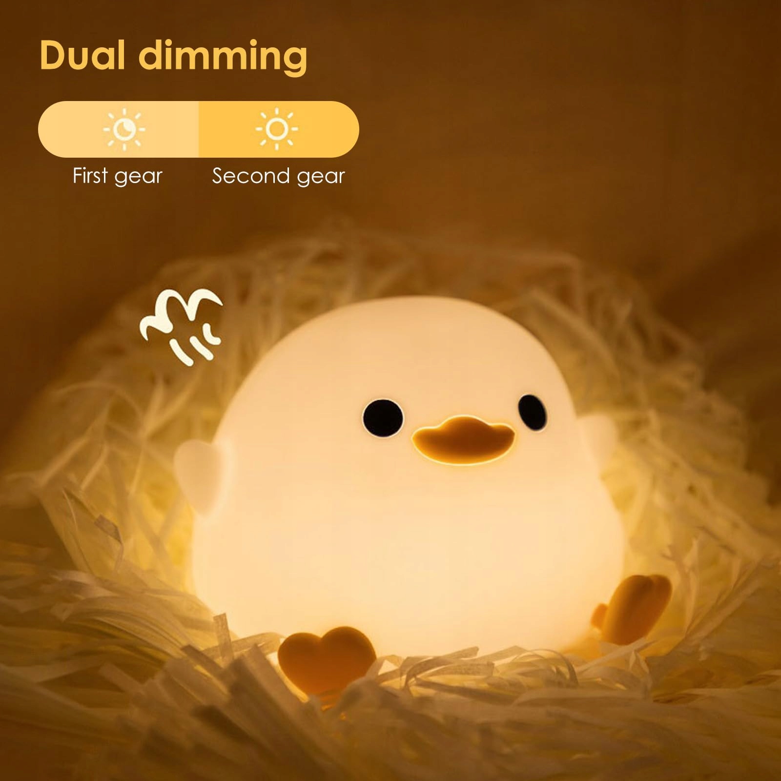 CECOMBINE Lampka Nocna LED Dla Dzieci Dimmable Dotykowa Przenośna — miniatura 3