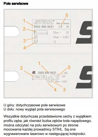 Prowadnica Stihl Light 4 40 cm 325" 1,3mm 67 og. Marka Stihl