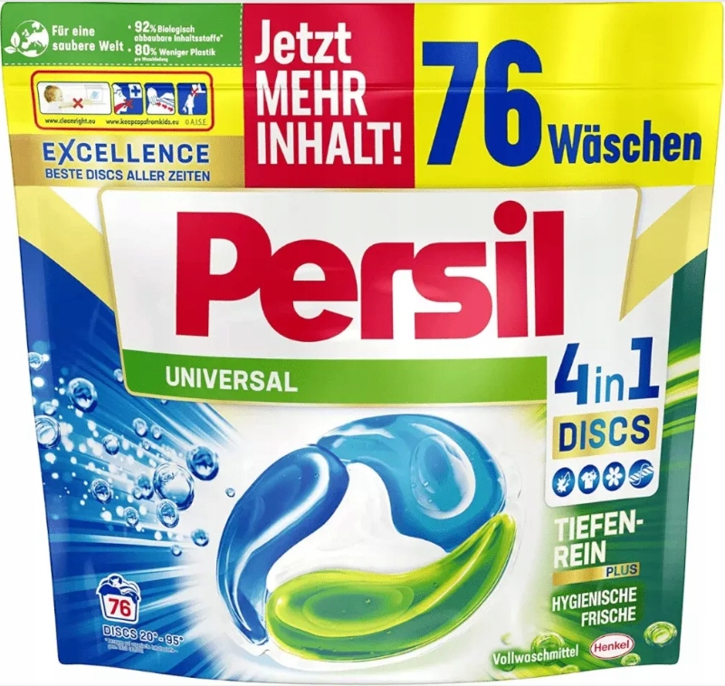 Levně Persil univerzální Kapsle na praní 4v1 76kusů