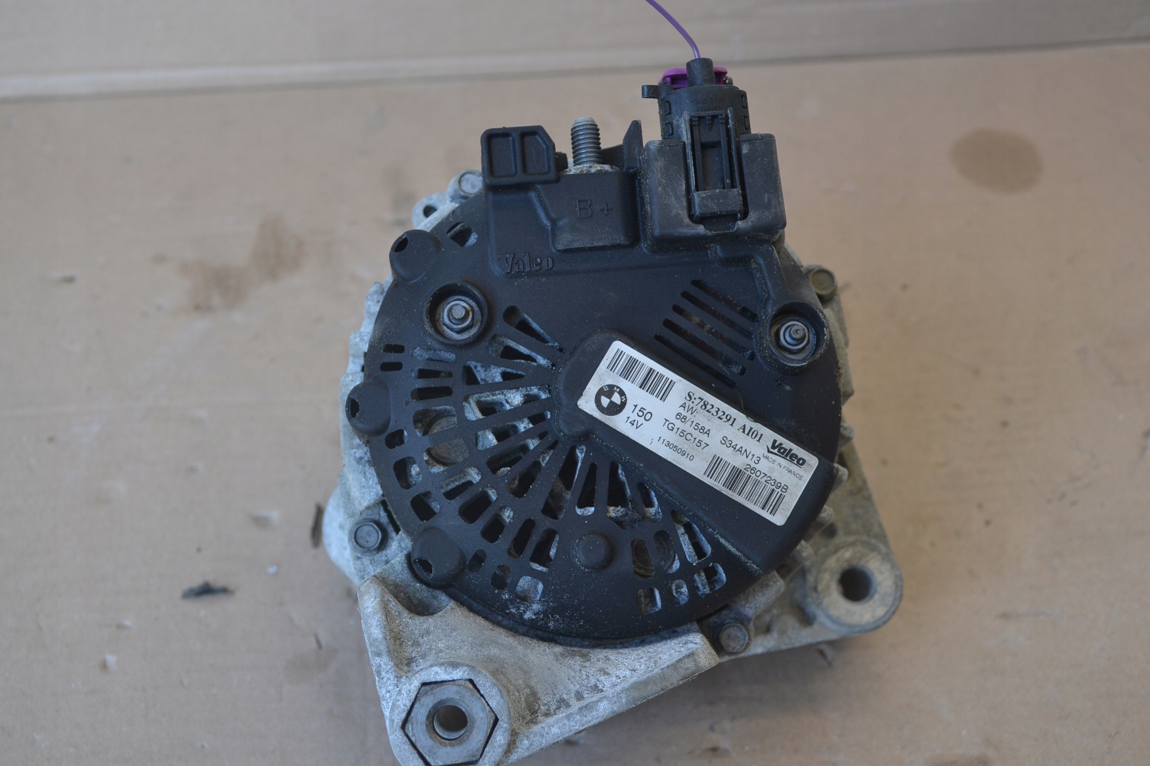 ALTERNATOR 68/158 A MINI COOPER R56 LIFT 1.6 D 2607239B