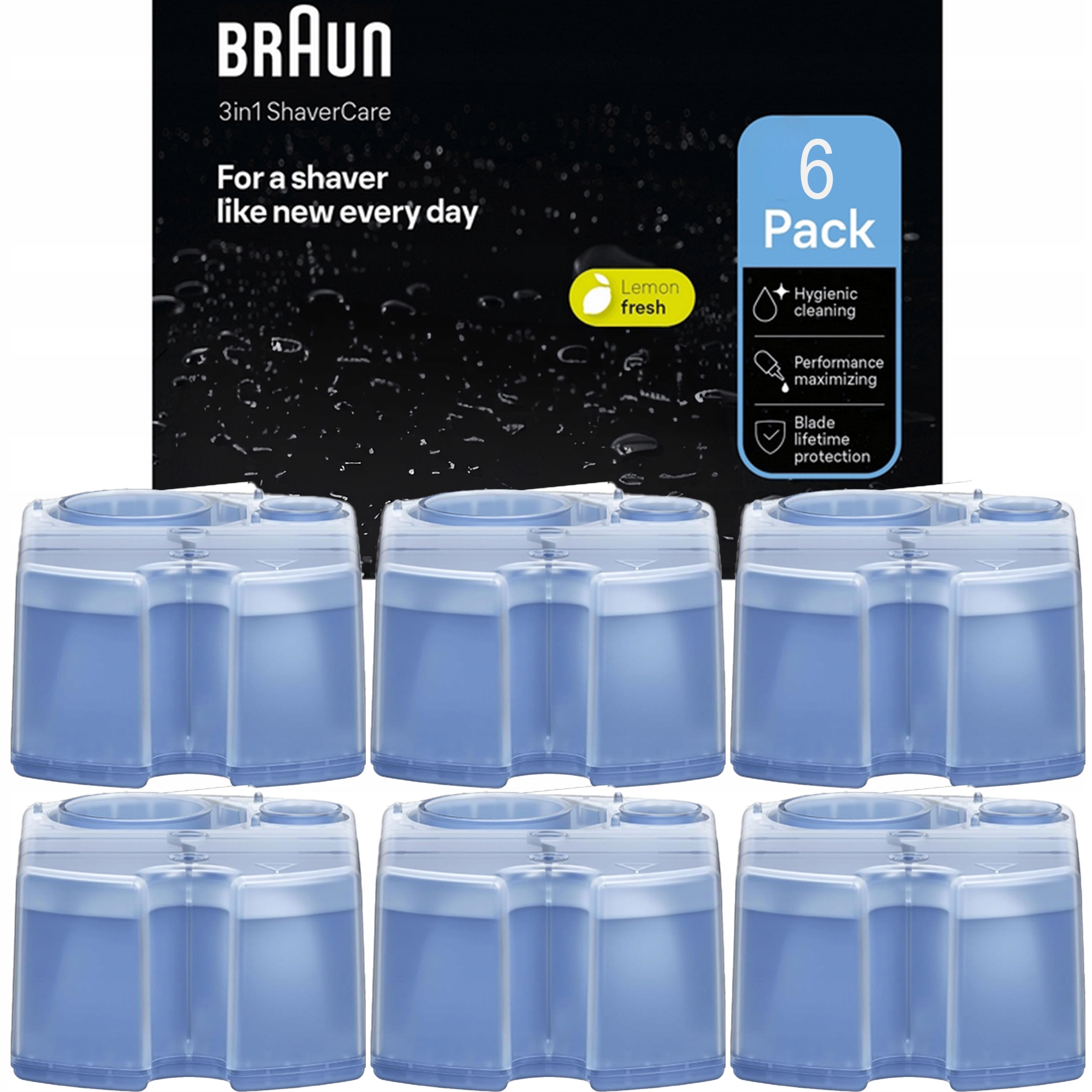 Braun Ccr 5+1 Clean & Renew Lemon Wkład Płyn Golarek