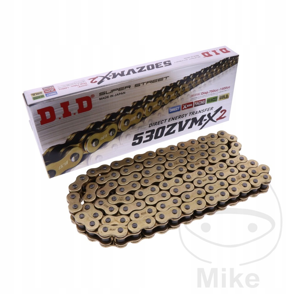 Hnacia reťaz DID 530ZVMX2/112 X-Ring G&g otvorená s uzáverom