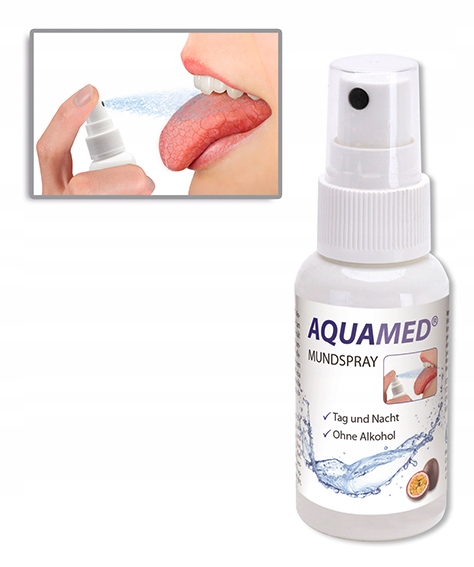 MIRADENT AQUAMED SPRAY NA SUCHOŚĆ JAMY USTNEJ 30ml Nazwa Aquamed
