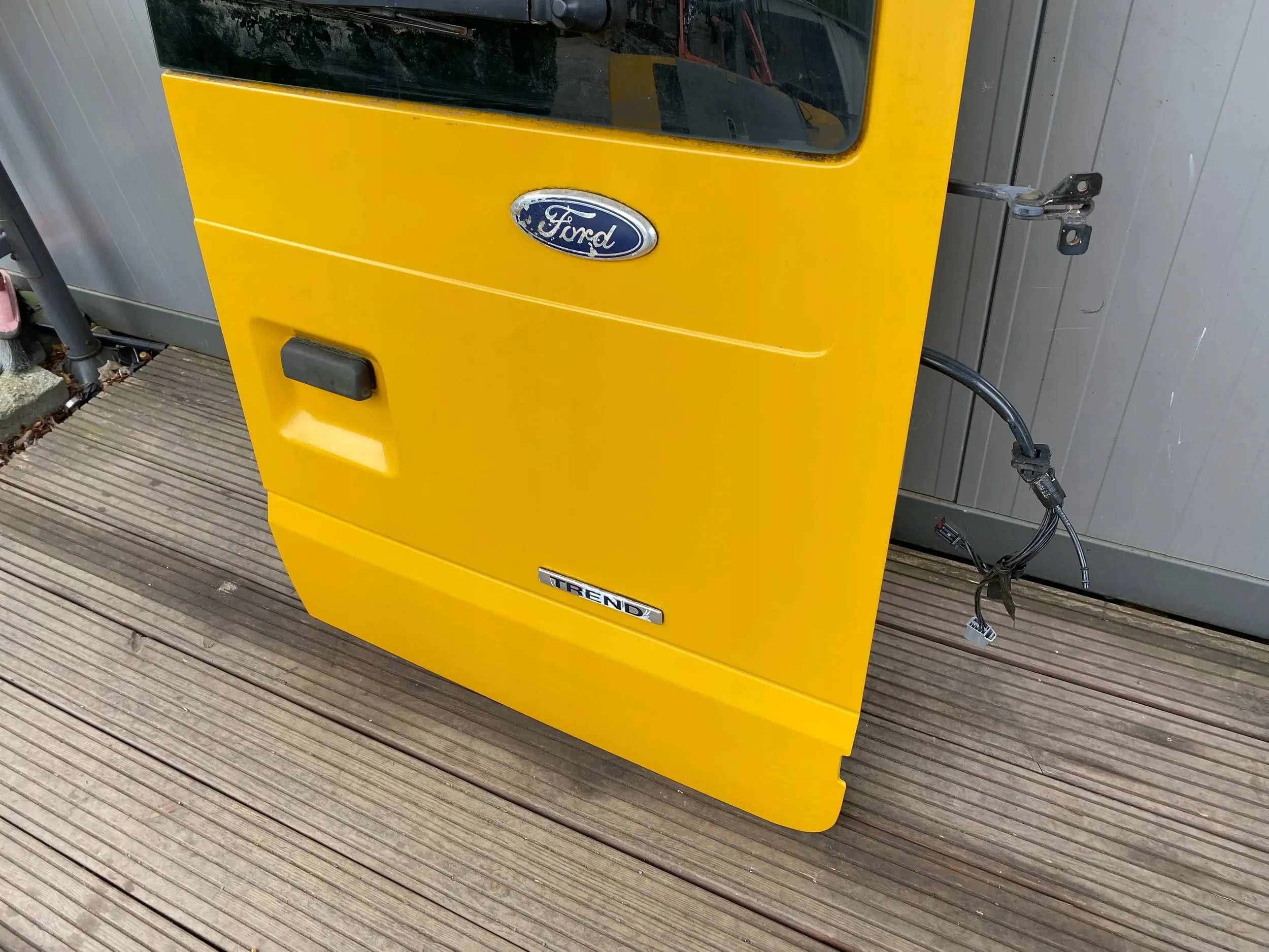 FORD TRANSIT MK7 complete door SKRZYDLO right rear part window