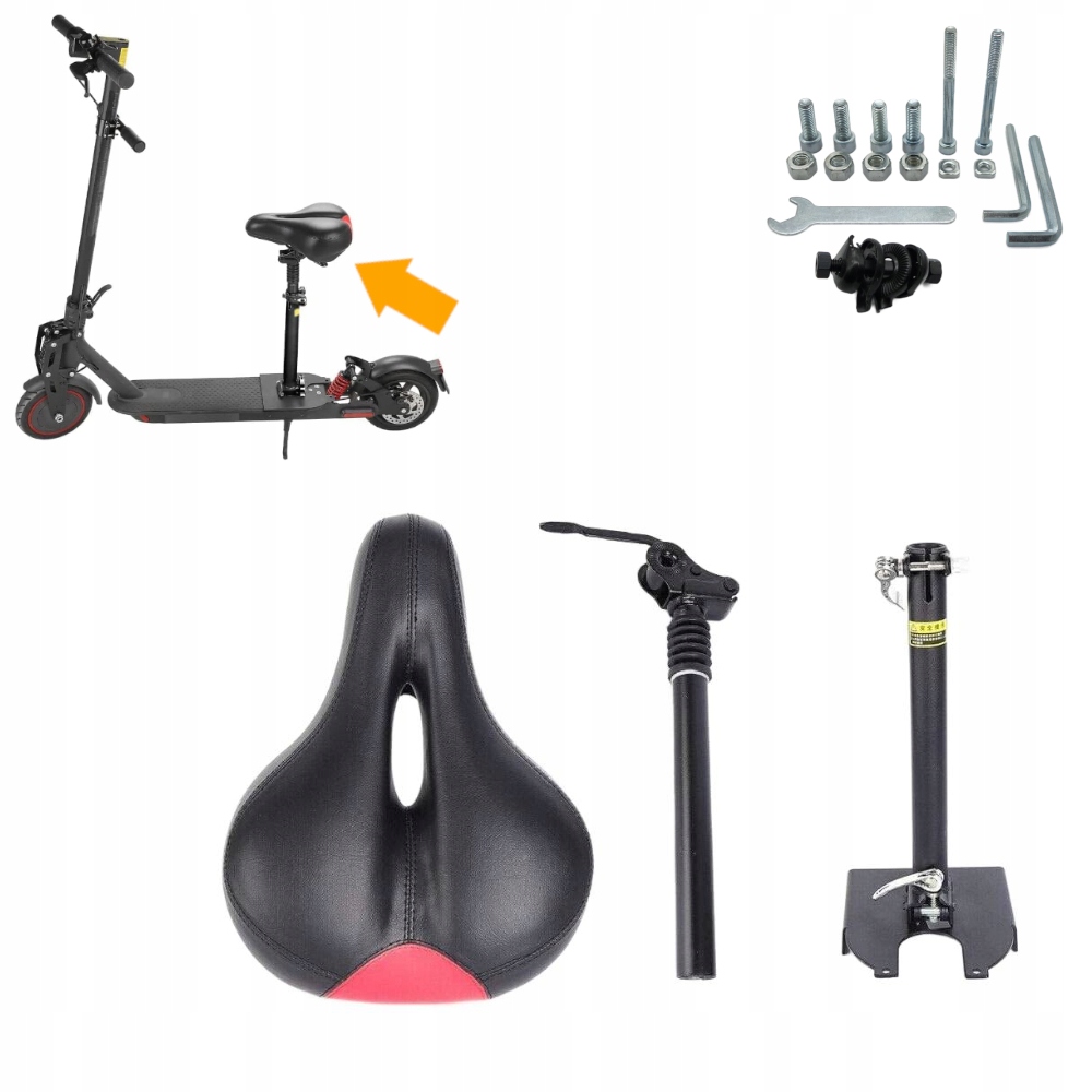 Odpružené sedlo Sedadlo pro koloběžku Xiaomi M365 1S Essential