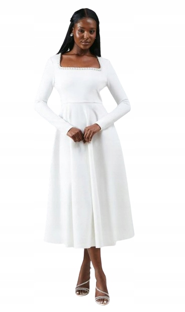 Coast S Dlouhým Rukávem A Čtvercovým Výstřihem, Velikost 38 Hkj