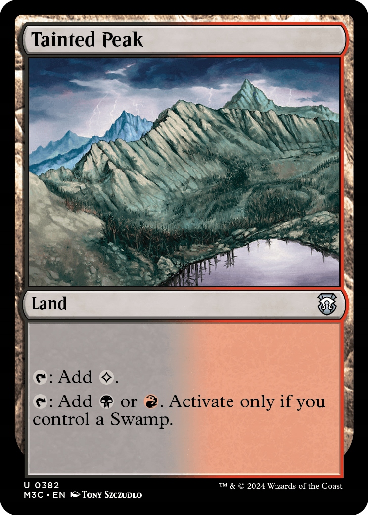 MTG Tainted Peak (U)