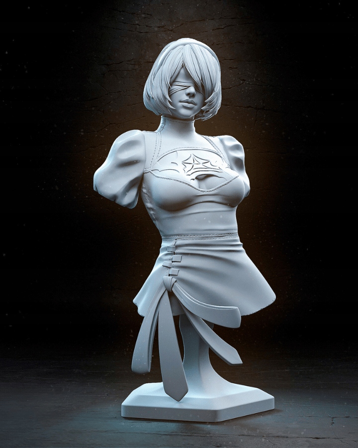 2B z NieR: Automata Sběratelská busta