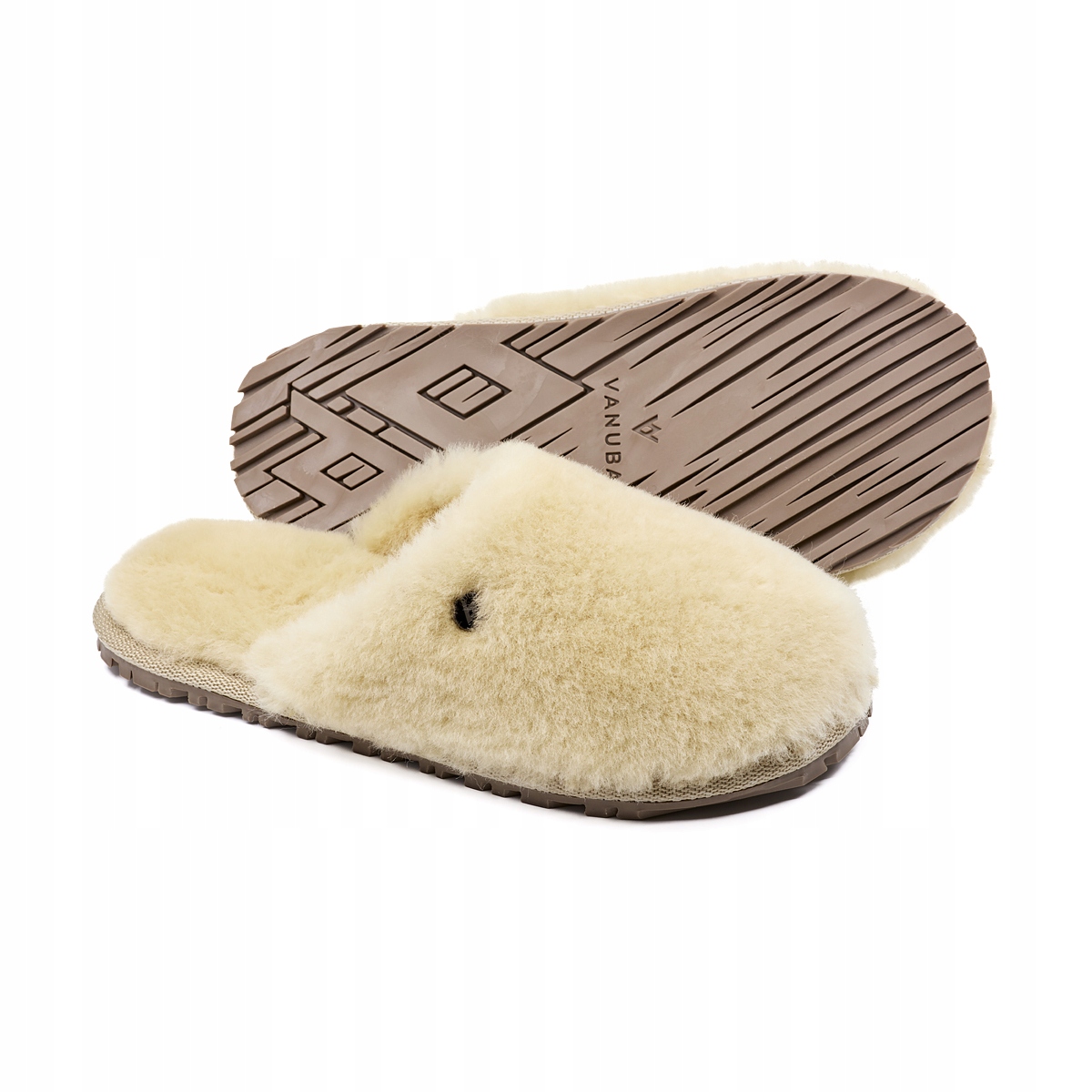 Dámské pantofle Horalské Pantofle Loutky Vlněné teplé Šampaňské vel. 41