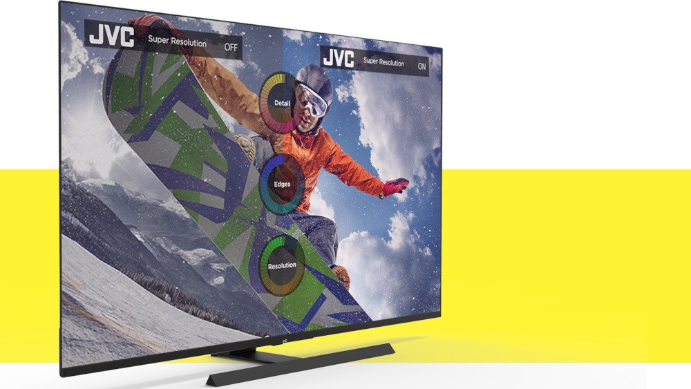 TELEWIZOR JVC LED LT65VA8000 4K/UHD ANDROID TV HDR Technologia 3D nie