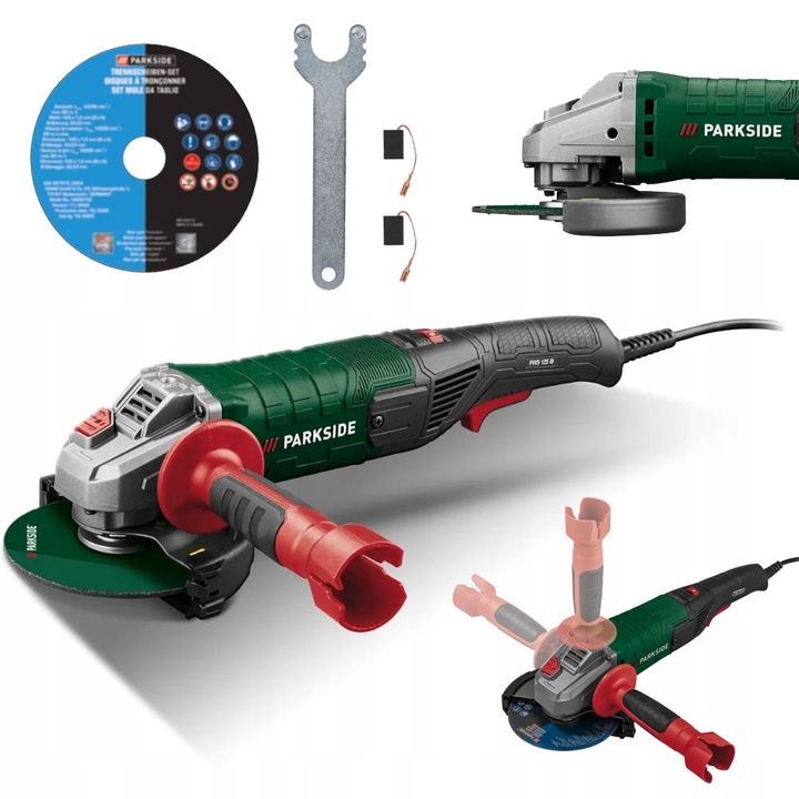 Szlifierka Kątowa Parkside Pws 125 I8 1200 W Kątówka Tarcza Do Metalu