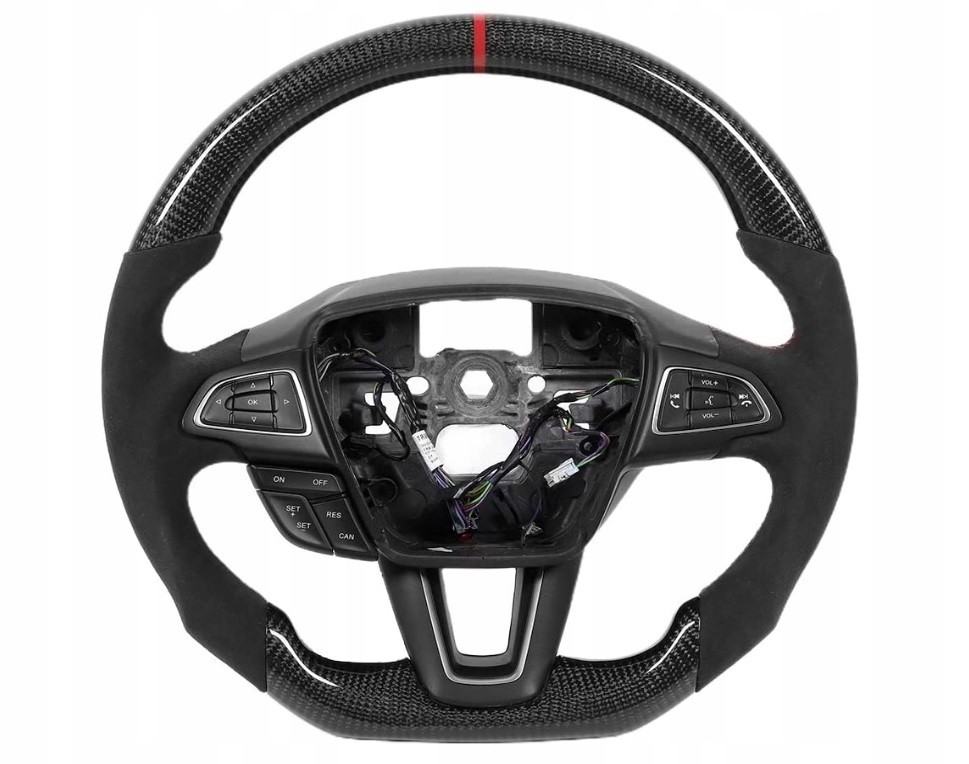 СПОРТИВНЫЙ РУЛЬ FOCUS ST RS 15-18 CARBON ЗАМША