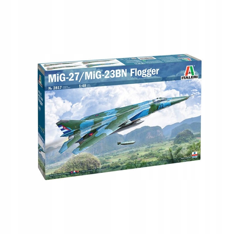 Italeri 2817 MIG-27/MIG-23 Bn Flogger Letecká váha 1/48 Hobby Plastová sada