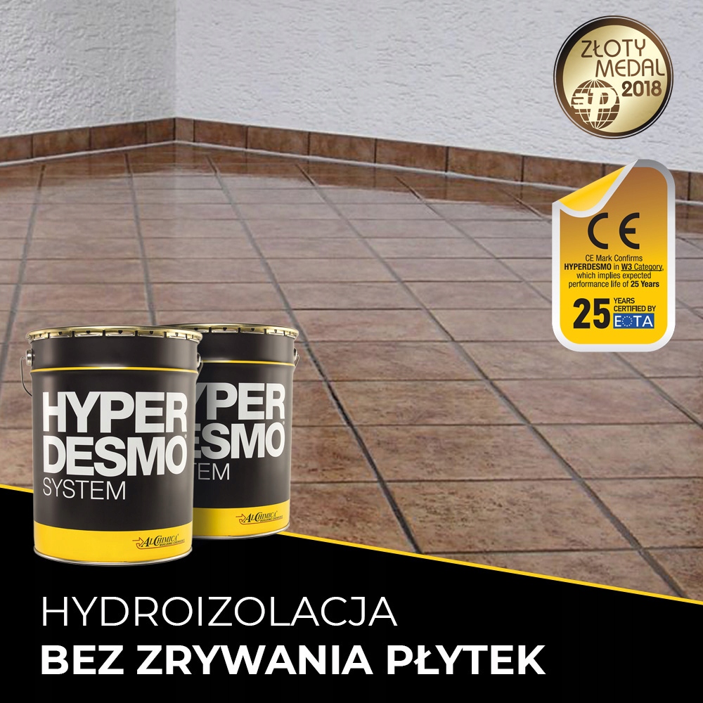PRZEZROCZYSTA izolacja NA PŁYTKI - Hyperdesmo