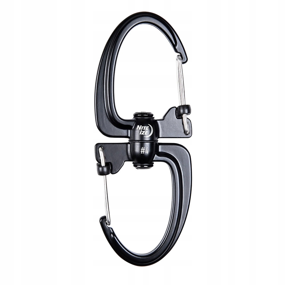 Nite Ize Karabińczyk S-Biner 360 SlideLock Dual Carabiner #4 Czarny