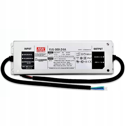 Led zdroj Mean Well ELG-300-24A 24V 12.5A 300W