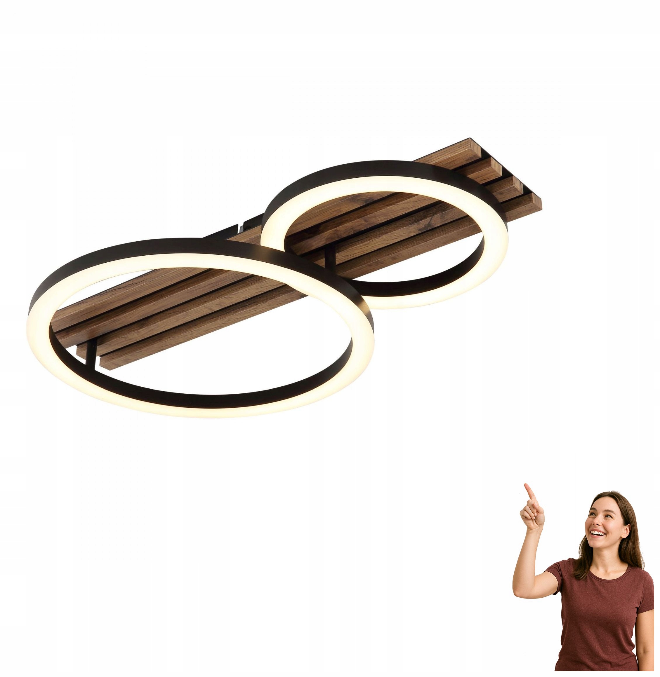 Led stropná lampa 12W Tisha 67353D2 Globo