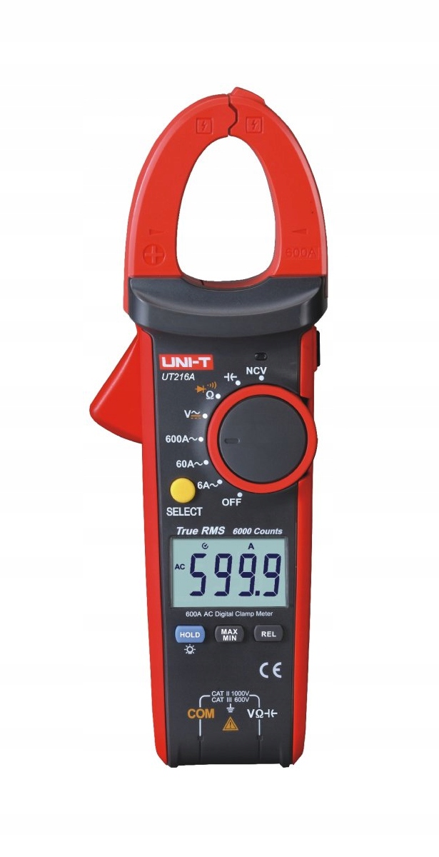 UNI-T клещи 600 A TrueRMS модель UT216A