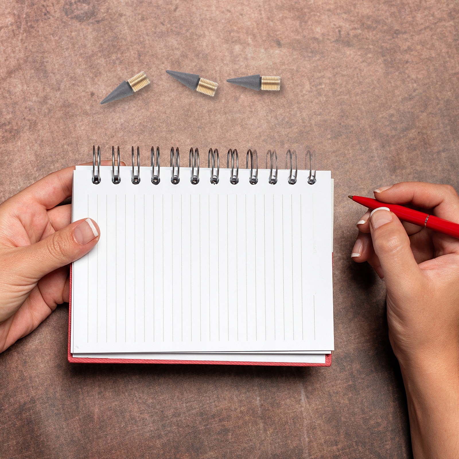 WKŁADY DO KOŃCÓWEK OŁÓWKA BEZ TUSZY 19 SZT. Kolor Inny