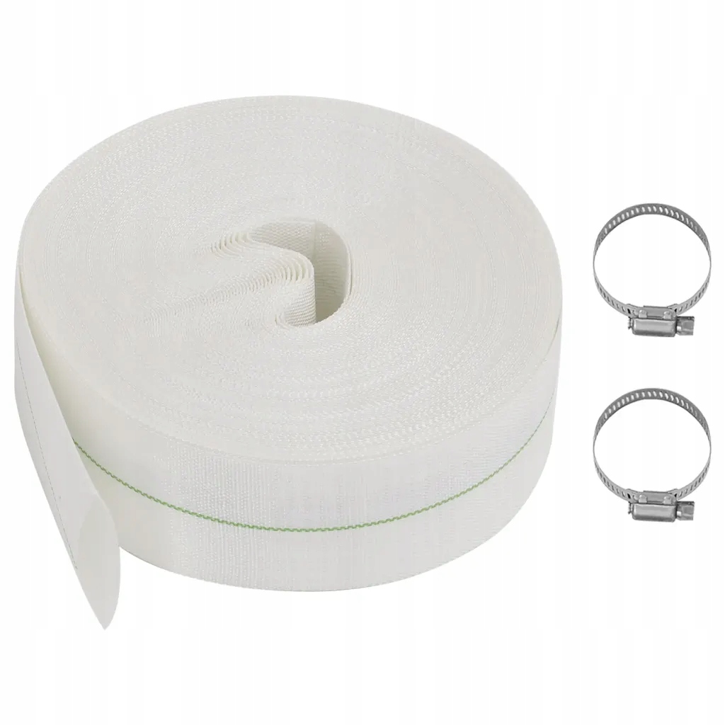 Elastická plochá hadice bílá 100 m, průměr 51 mm, tlak 8 barů