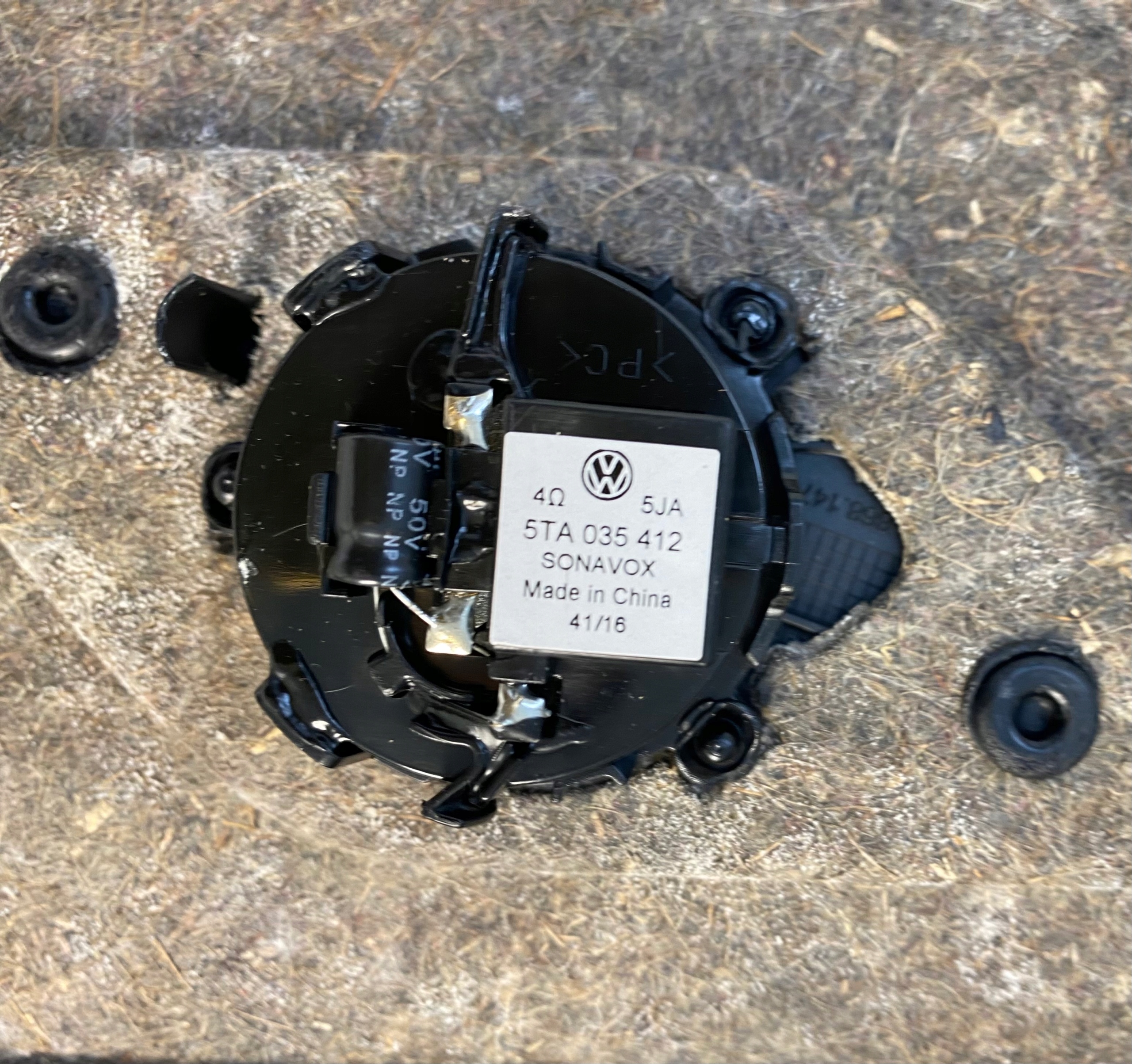 дверные карты volkswagen oe 5TA867211