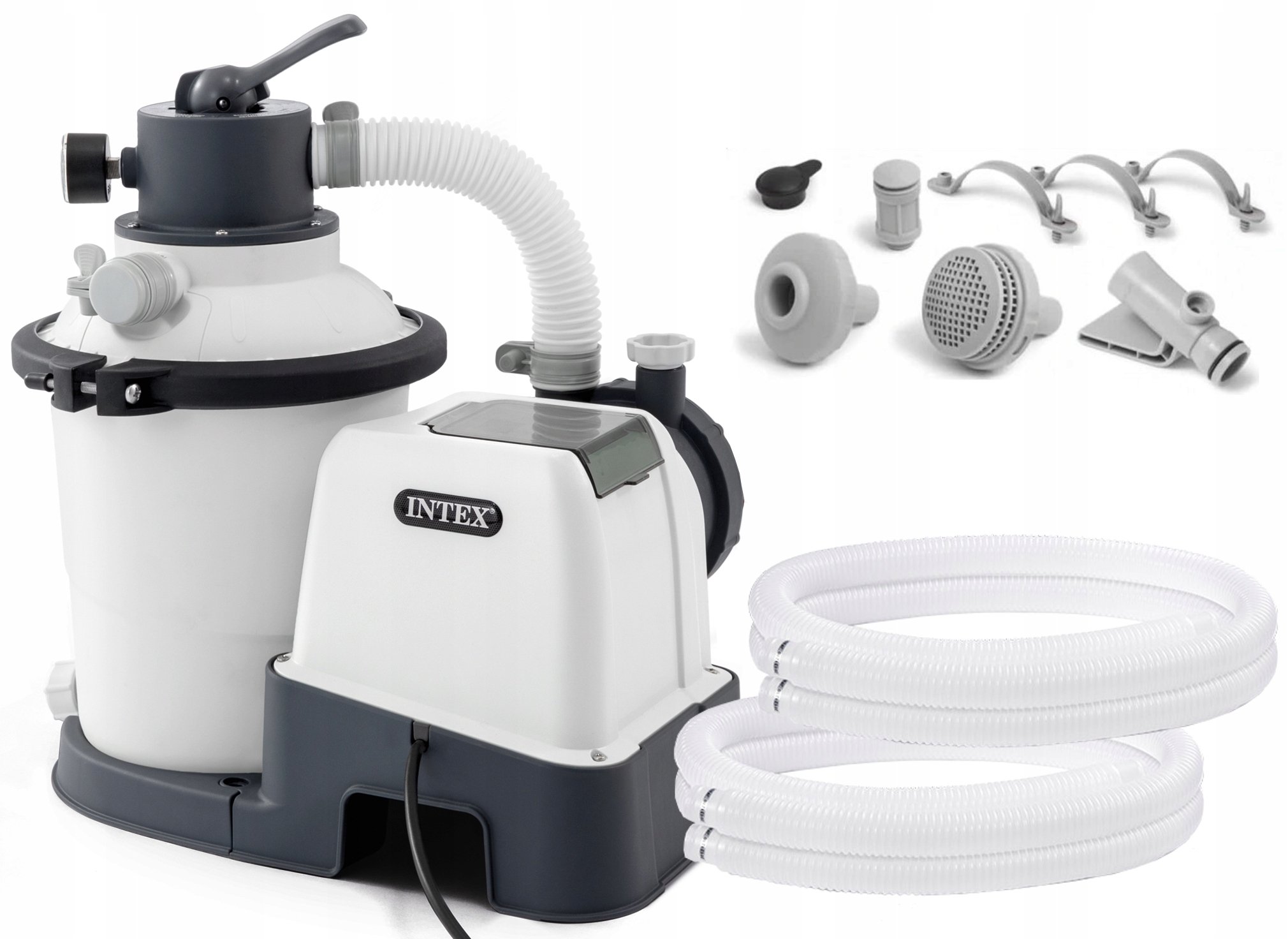Intex 26642 песочный насос Гидроаэрация шланги таймер программатор