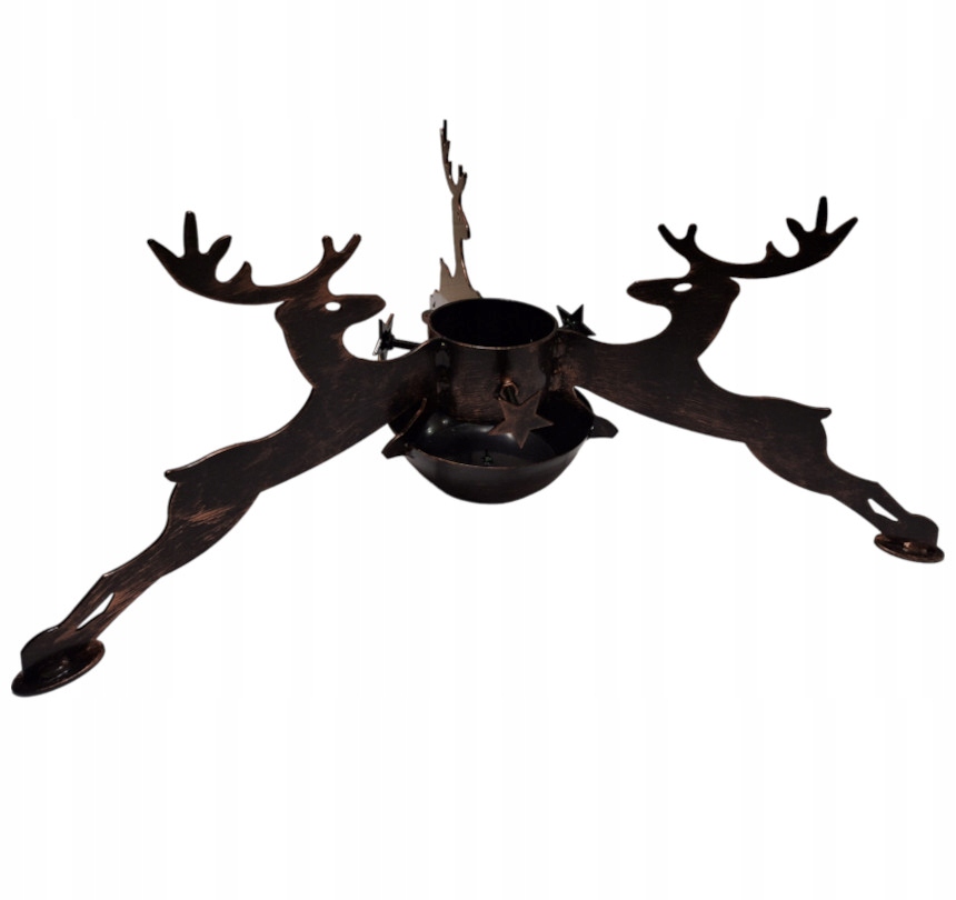 STOJAK POD CHOINKĘ Z MISĄ CHOINKOWY CHOINKA RENIFERY