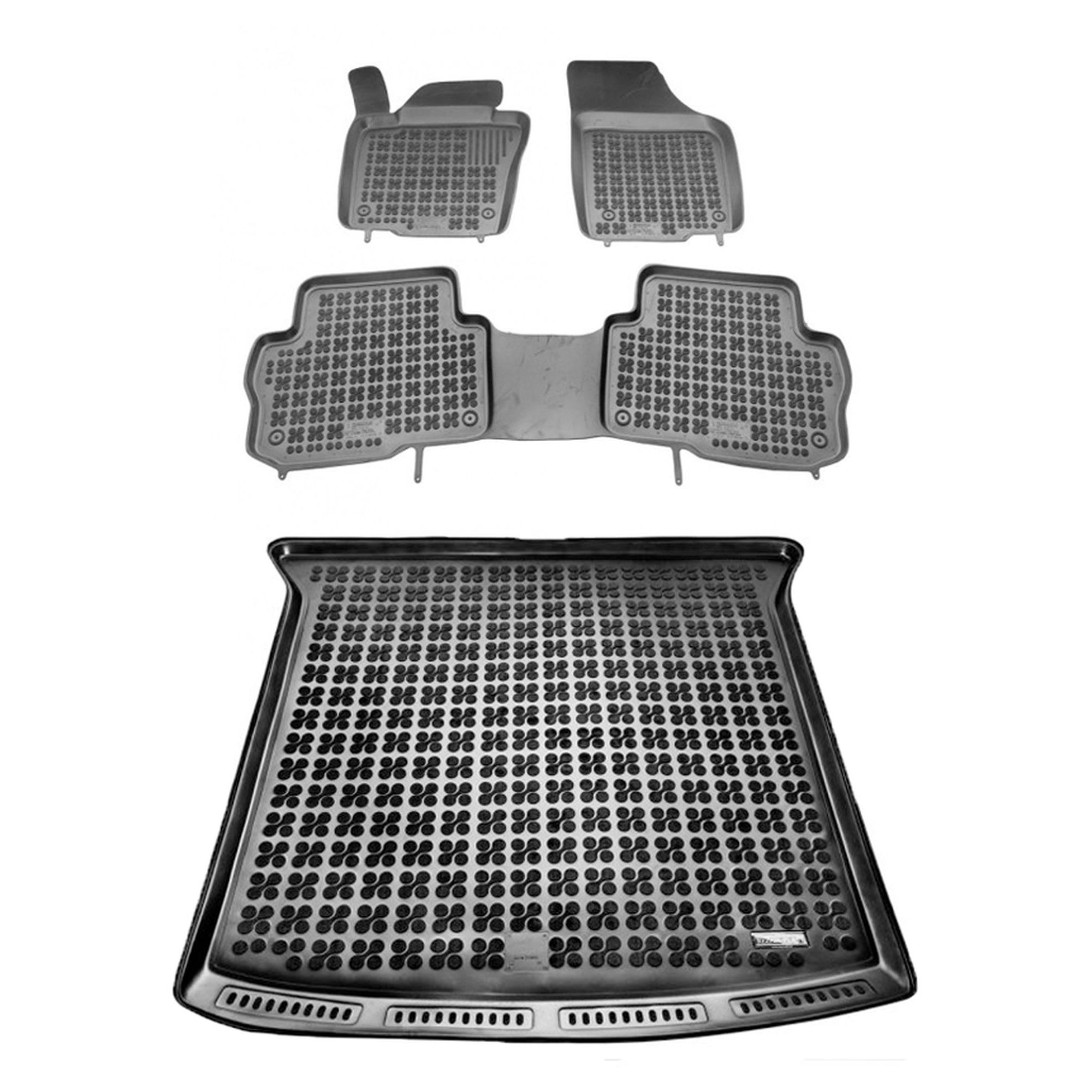 Gumová sada kobercov a rohoží Seat Alhambra II 2010-2020 5 osobová, 7 osob