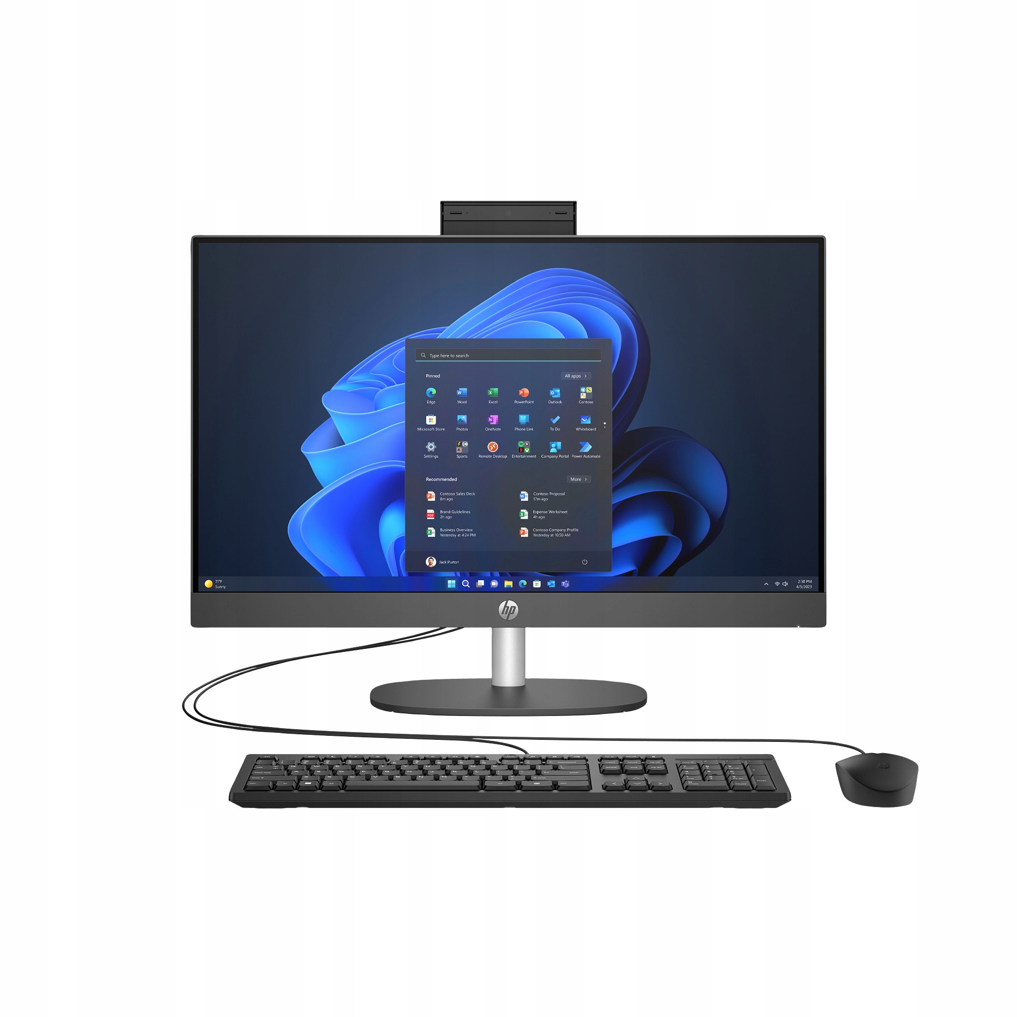 Hp Aio ProOne 240 G10 AiO 23.8 Nt i3-N300, 8GB, 512GB NVMe, WiFi 6 Bt,…