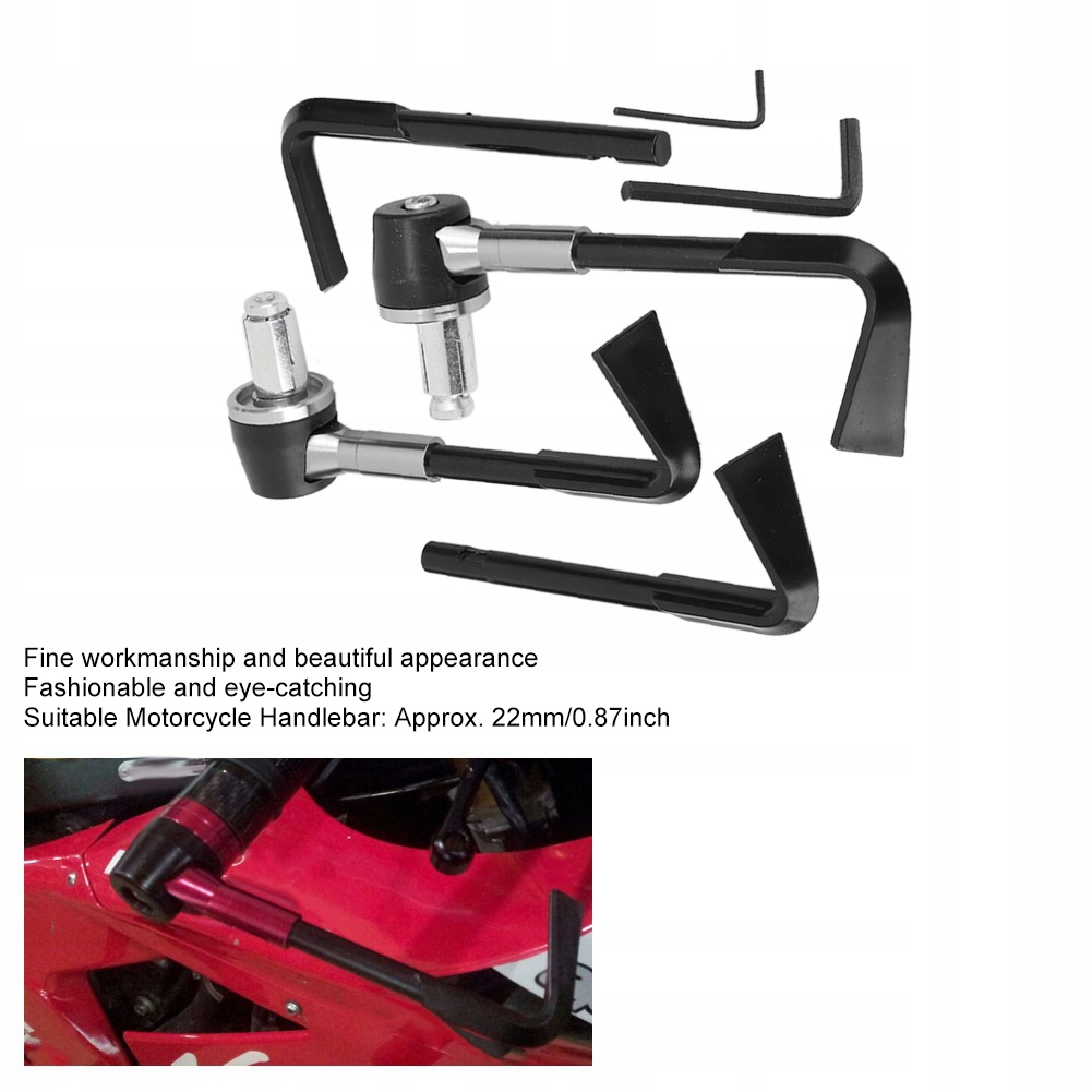 ZESTAW DŹWIGNIA OSŁONY HAMULCA MOTOCYKLA OSŁONY Stan opakowania oryginalne