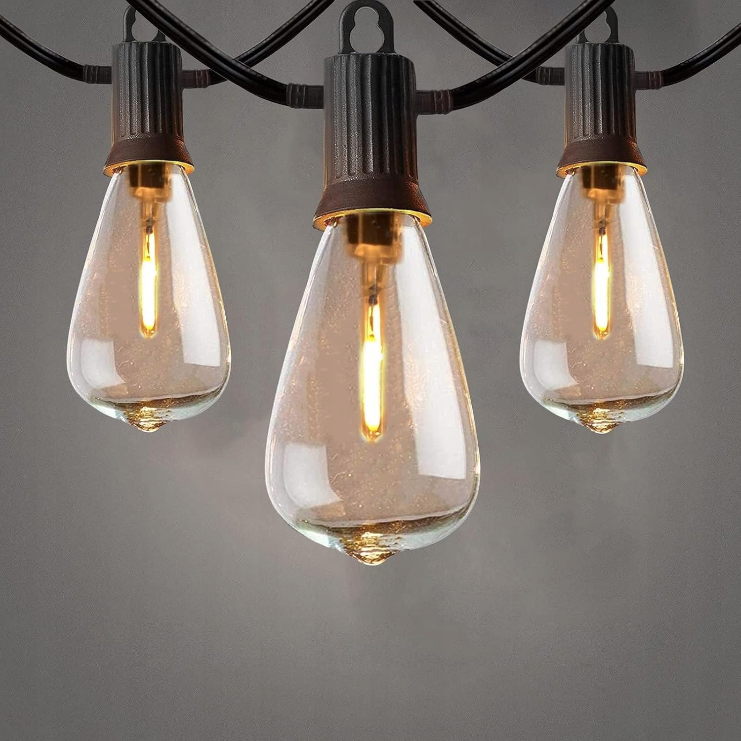 Łańcuch Świetlny Led 15M 38 Żarówek 2700K Wodoszczelny IP65 Ogród