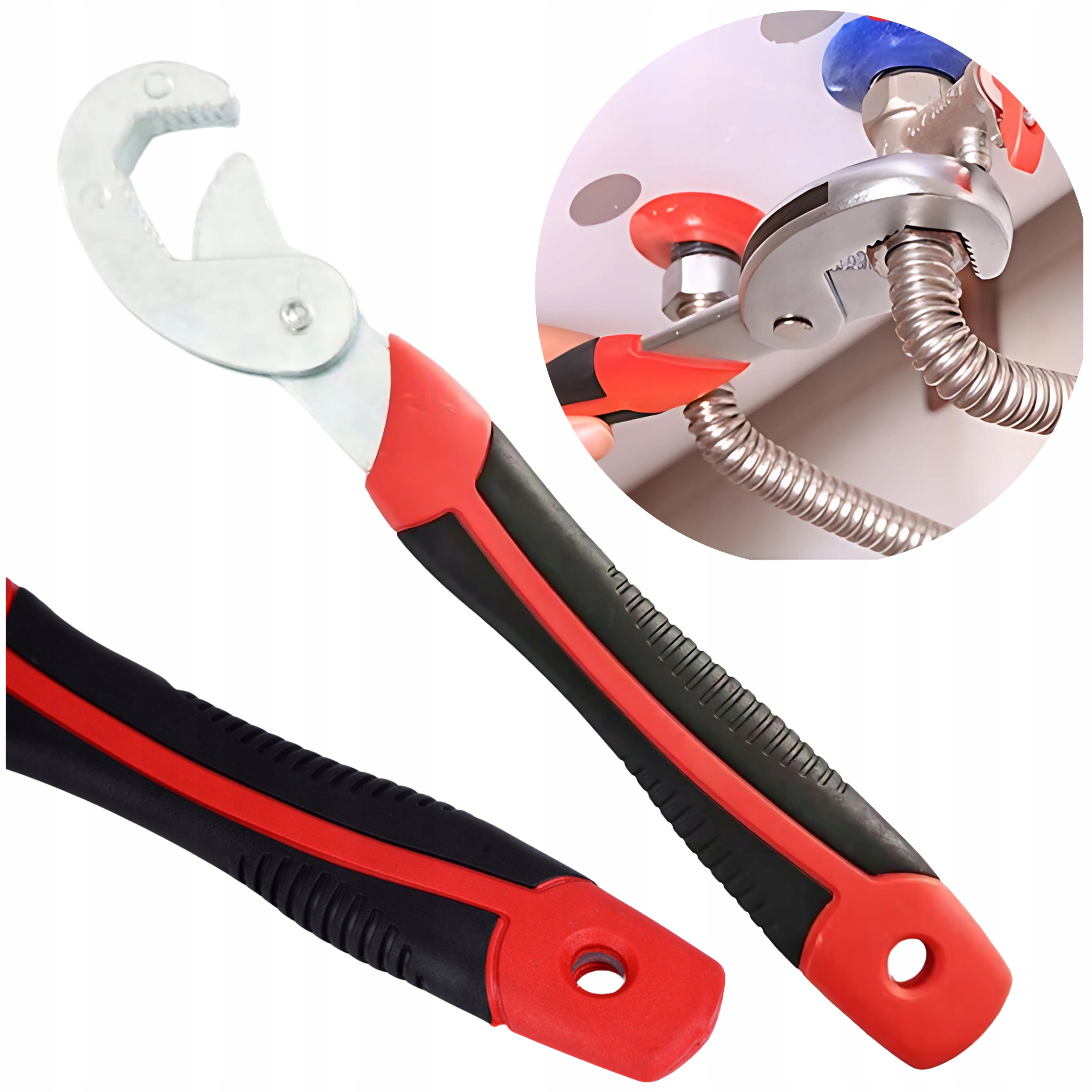 Regulowany Uniwersalny Klucz Hakowy w Antypoślizgowej Powłoce 22-32 280mm