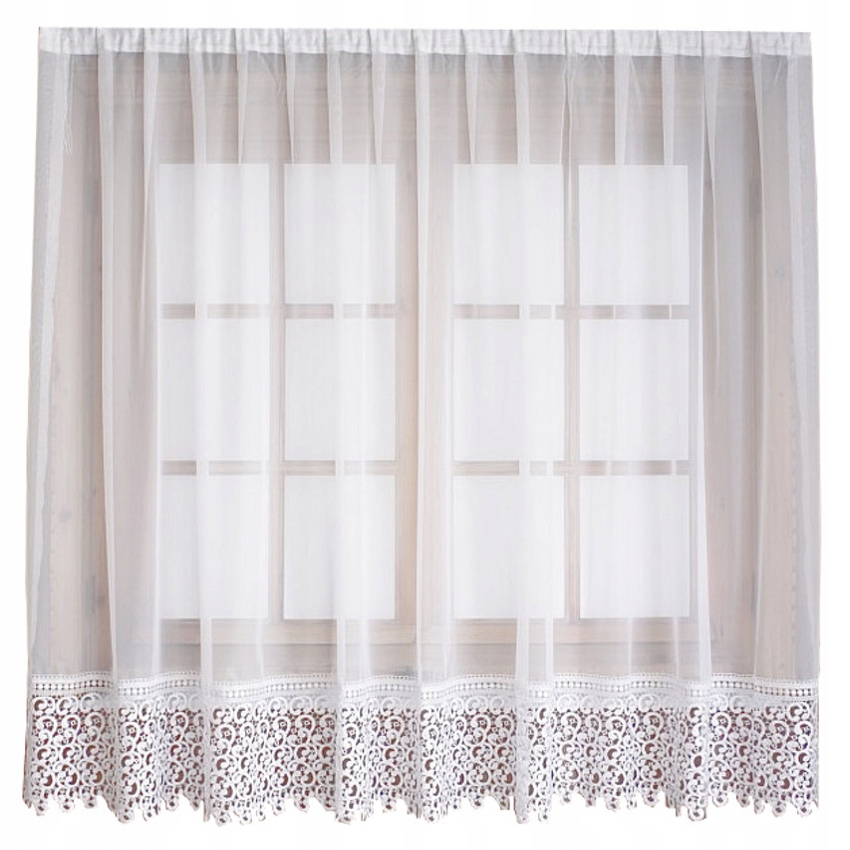 

Firana Woal Z Gipiurą Firanki Gipiura 200x250 wys