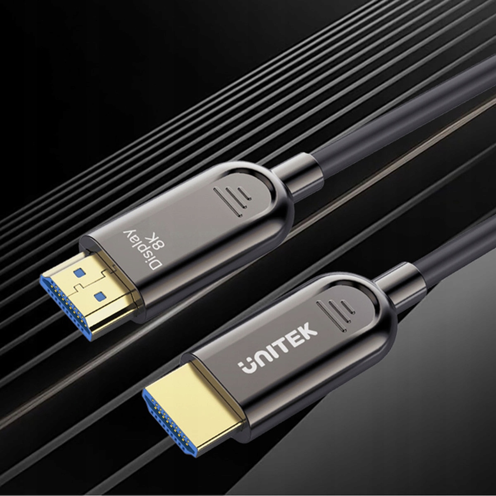 Unitek Optický kábel Hdmi 2.1 Aoc 80 m 8K 120 Hz 48 Gbps aktívny