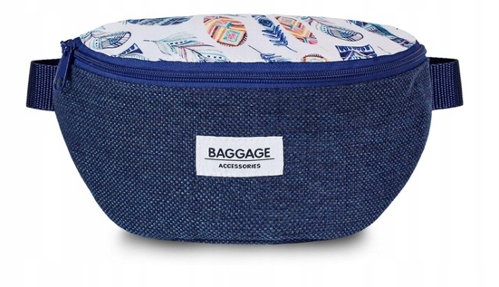 

Saszetka Nerka Biodrówka Baggage Piórka Granatowa