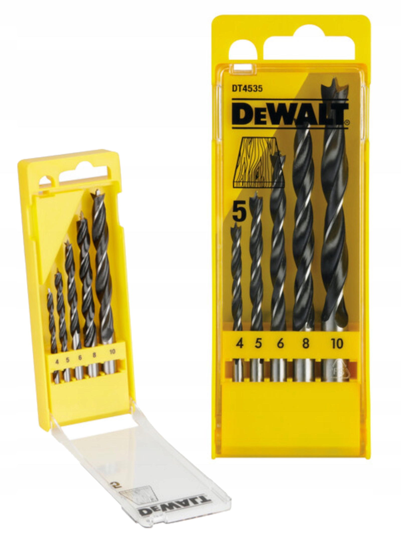

Wiertła do drewna 4-10mm 5szt. DeWALT DT4535-QZ
