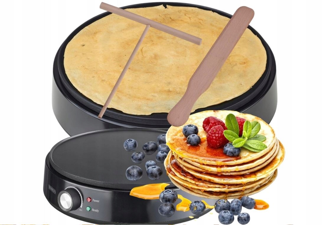 Palačinkovač elektrický palačinka pánev rychlé palačinky 1200W 30 cm