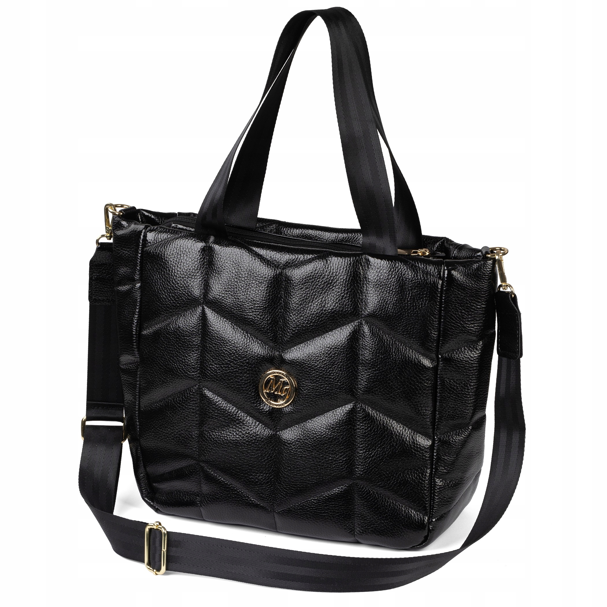 Česká Prošívaná Dámská Kabelka Shopper A4 Velká Taška Maggio Kabelka Přes Rameno