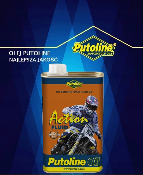 PUTOLINE ACTION FLUID OLEJ DO FILTRÓW CROSS Pojemność opakowania 1 ml