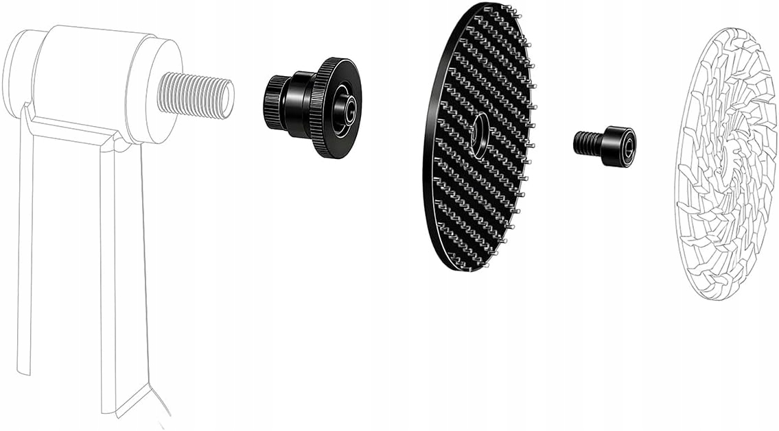 Distar Zestaw Adapterów do MiniSzlifierek talerz do padów Szlifierskich