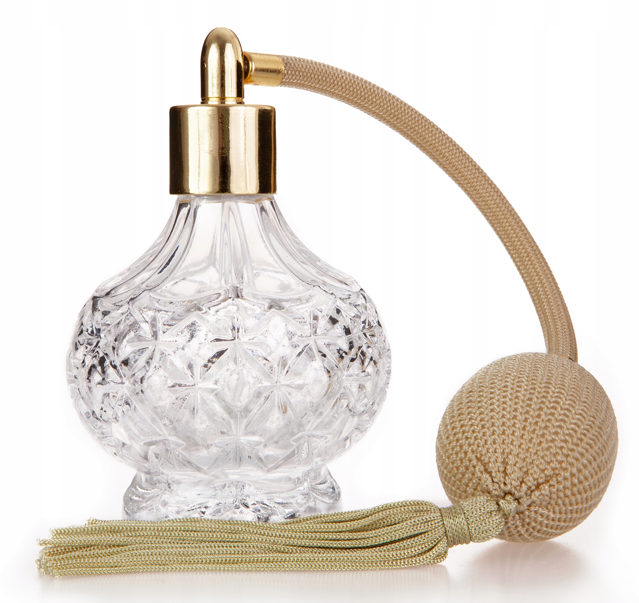 FLAKON SZKLANY NA PERFUMY Z POMPKĄ - 85 ML! GRATIS TESTER!