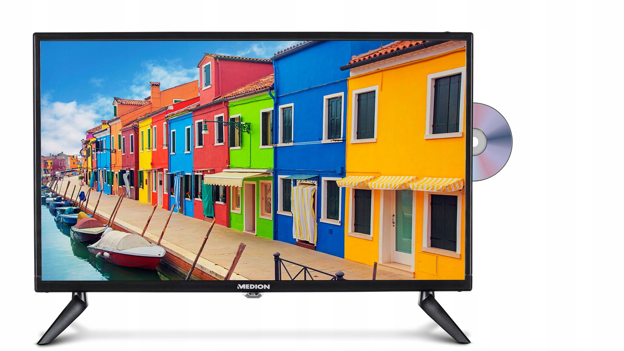 TELEWIZOR LED 23,8" z DVD FULL HD DVB-T/C USB