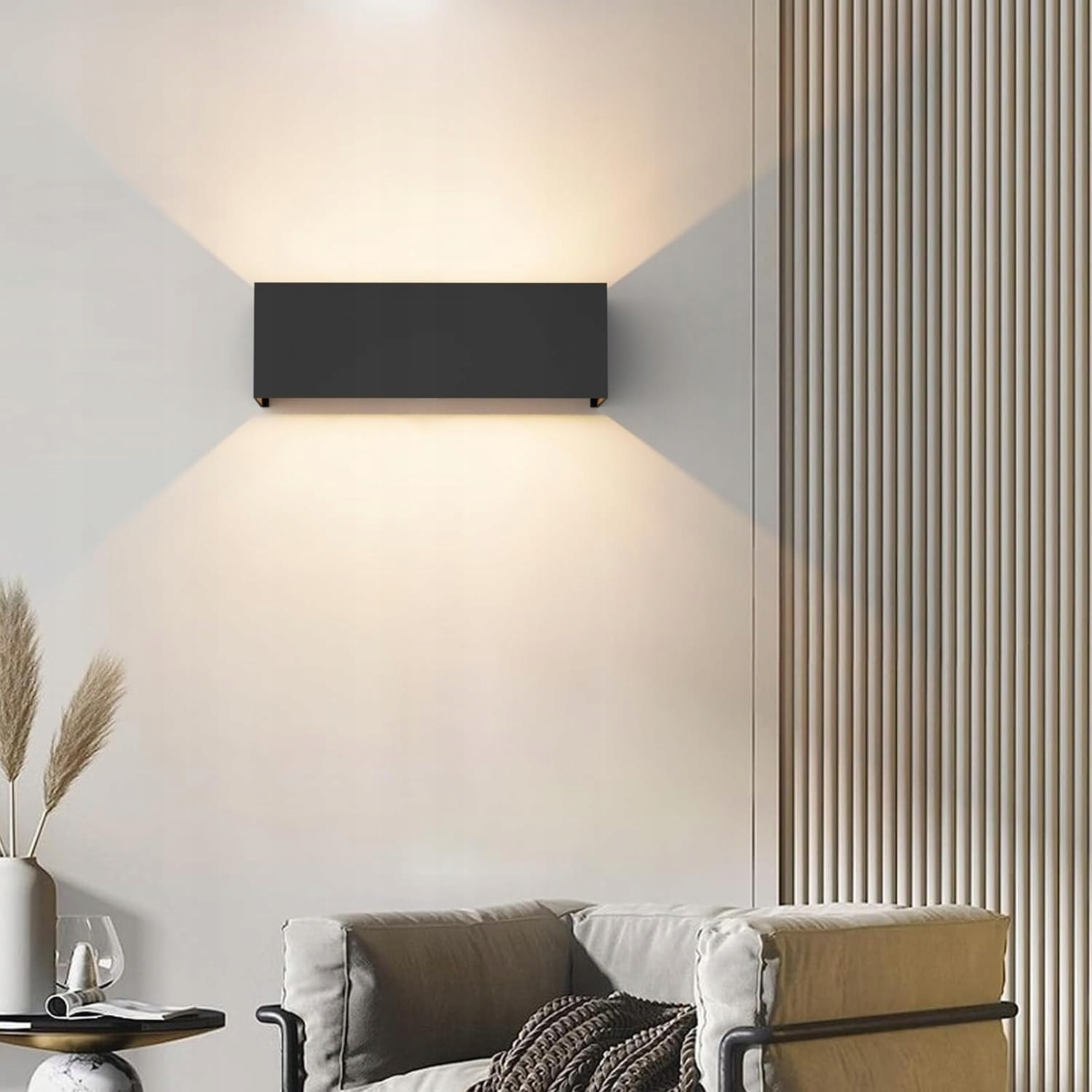 KLIGHTEN Lampa Zewnętrzna 30W Czarna IP65 2szt Regulowany Kąt Ciepła 3000K — miniatura 5