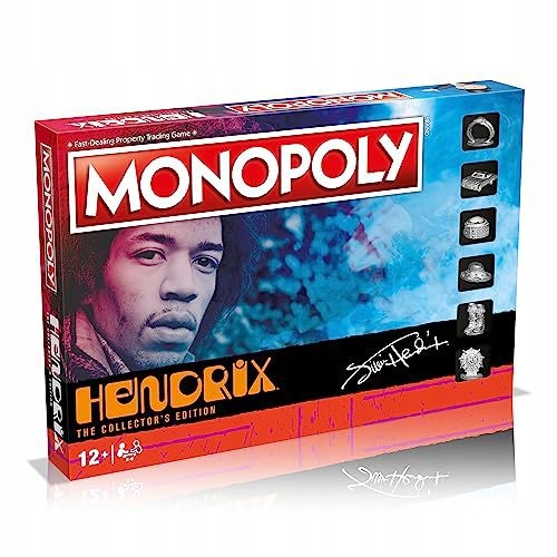JIMI HENDRIX: JIMI HENDRIX MONOPOLY (GRA PLANSZOWA