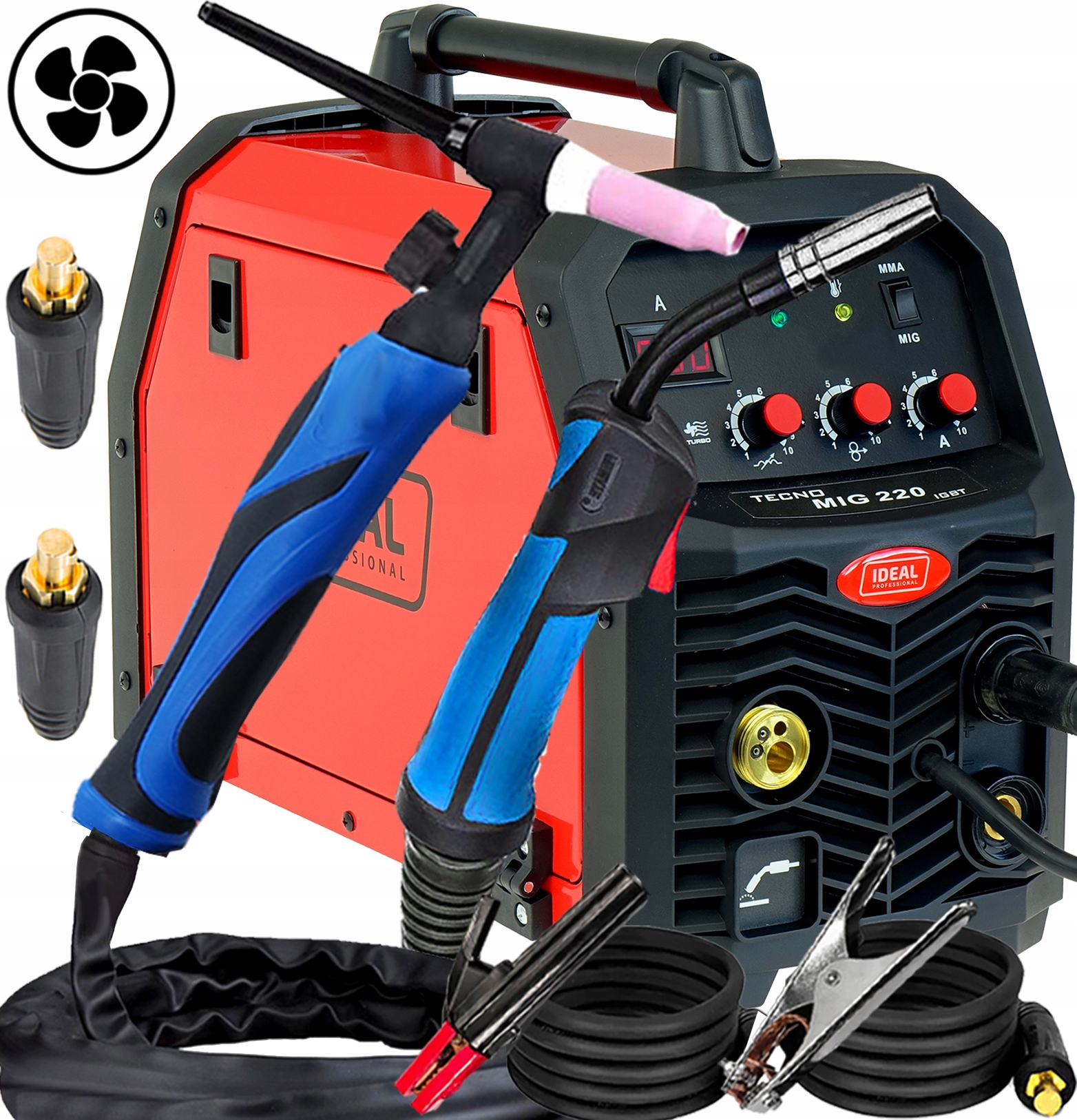 Poloautomatická Svářečka Ideal 3V1 Euro Tig Mma Igbt